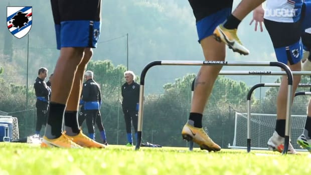 Sampdoria's return on the training ground